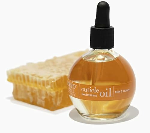 Cuticle oil bottle and honey soap